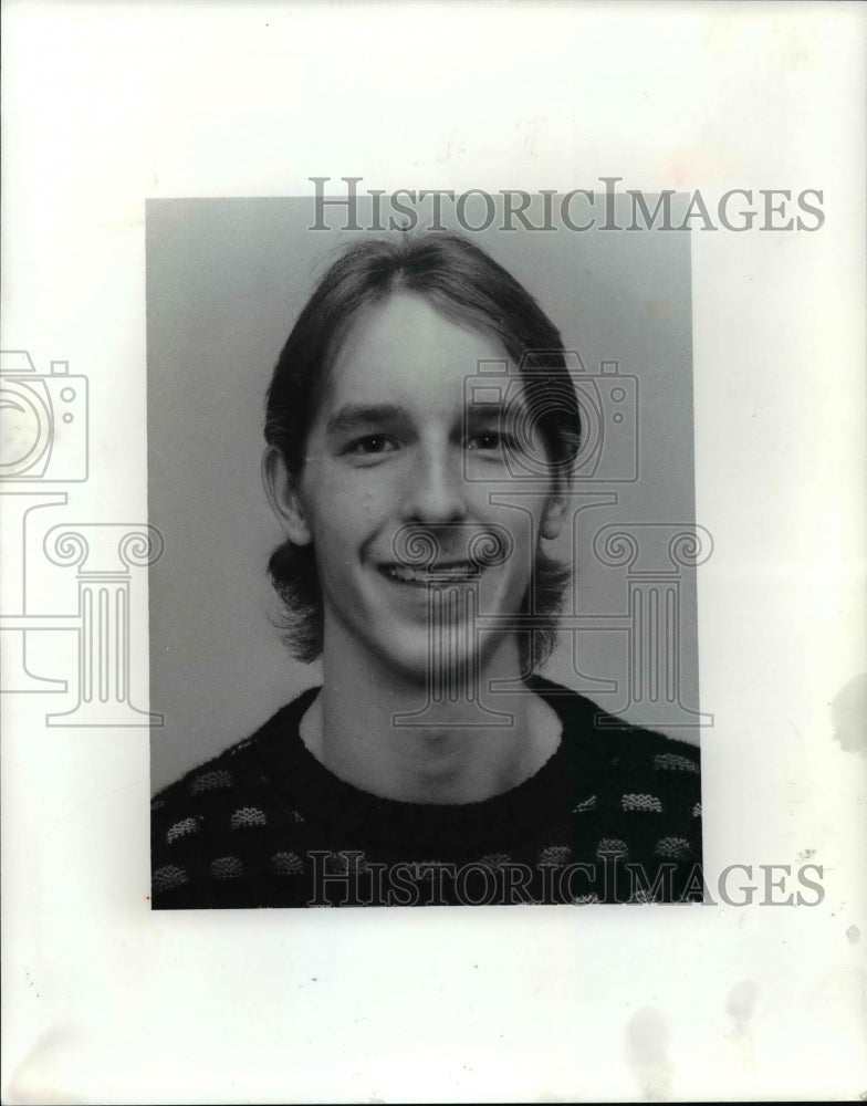 1991 Press Photo Lorain County POW, Mike Griffith, Cross Country, Columbia - Historic Images