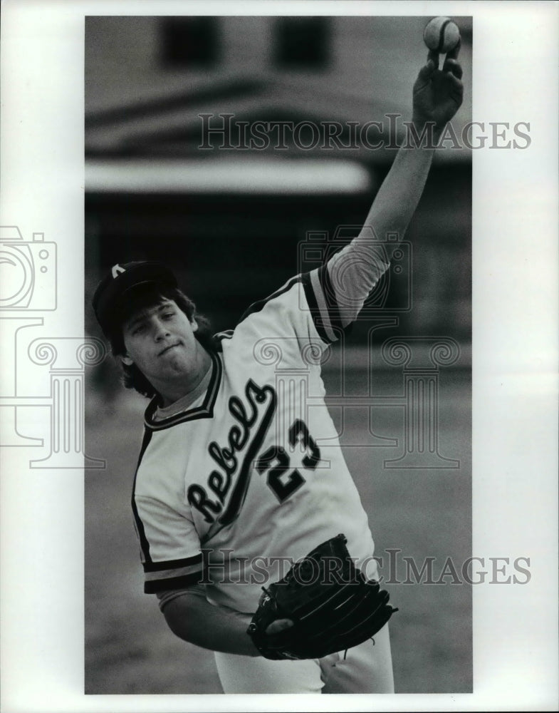 1991 Press Photo Bobby Kovachick, Baseball Player for John Adams High School - Historic Images