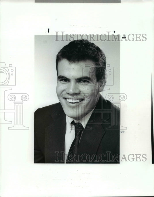 1989 Press Photo POW Lenny Spacek Hawken Football - cvb41528- Historic Images