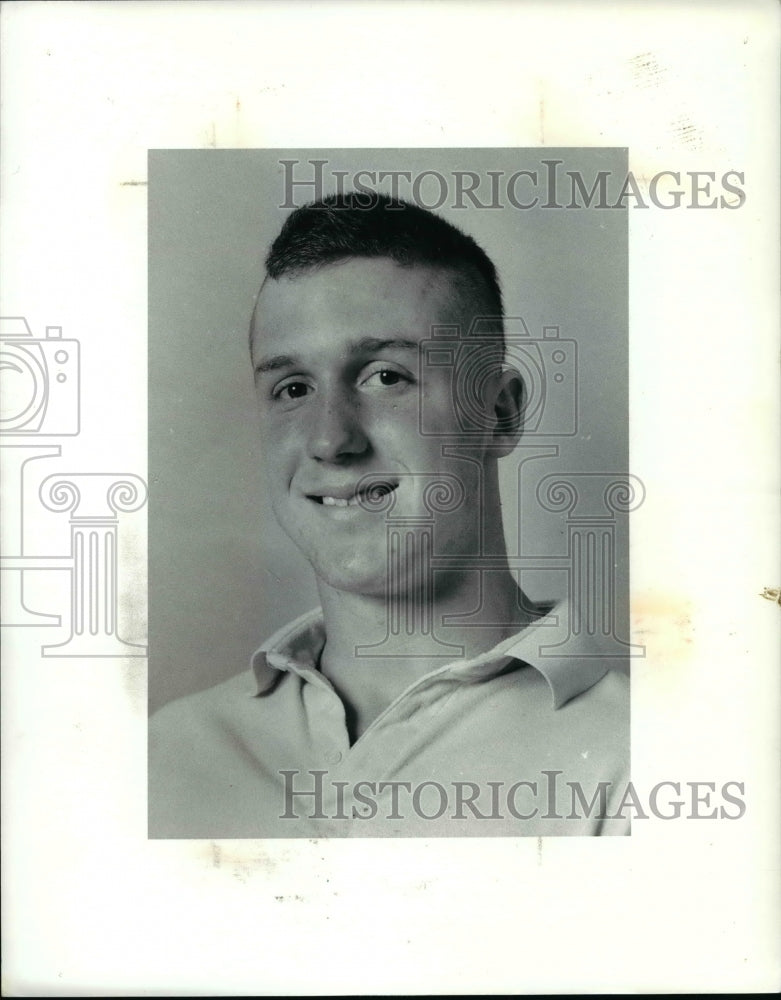 1990 Press Photo Erik Engel, North Ridgeville, Football - cvb41565- Historic Images
