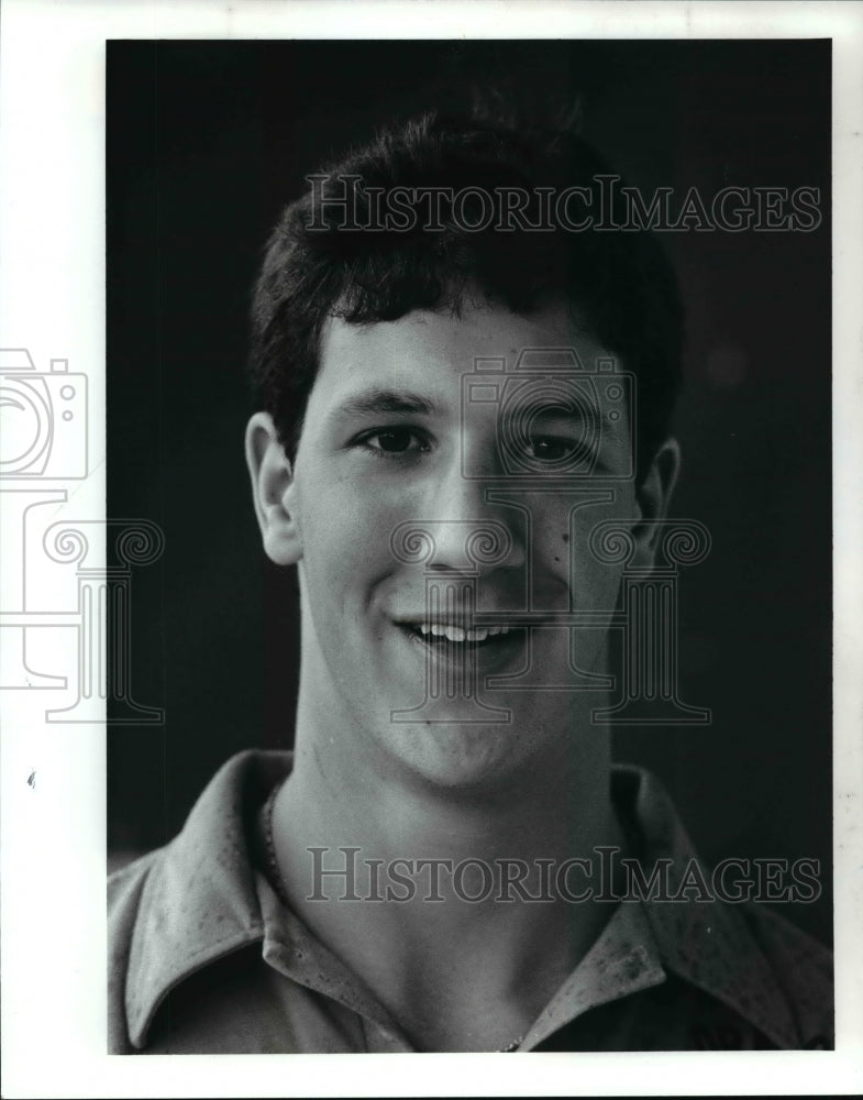 1988 Press Photo Kevin Rothchild, Orange Tennis Player - cvb41773 - Historic Images