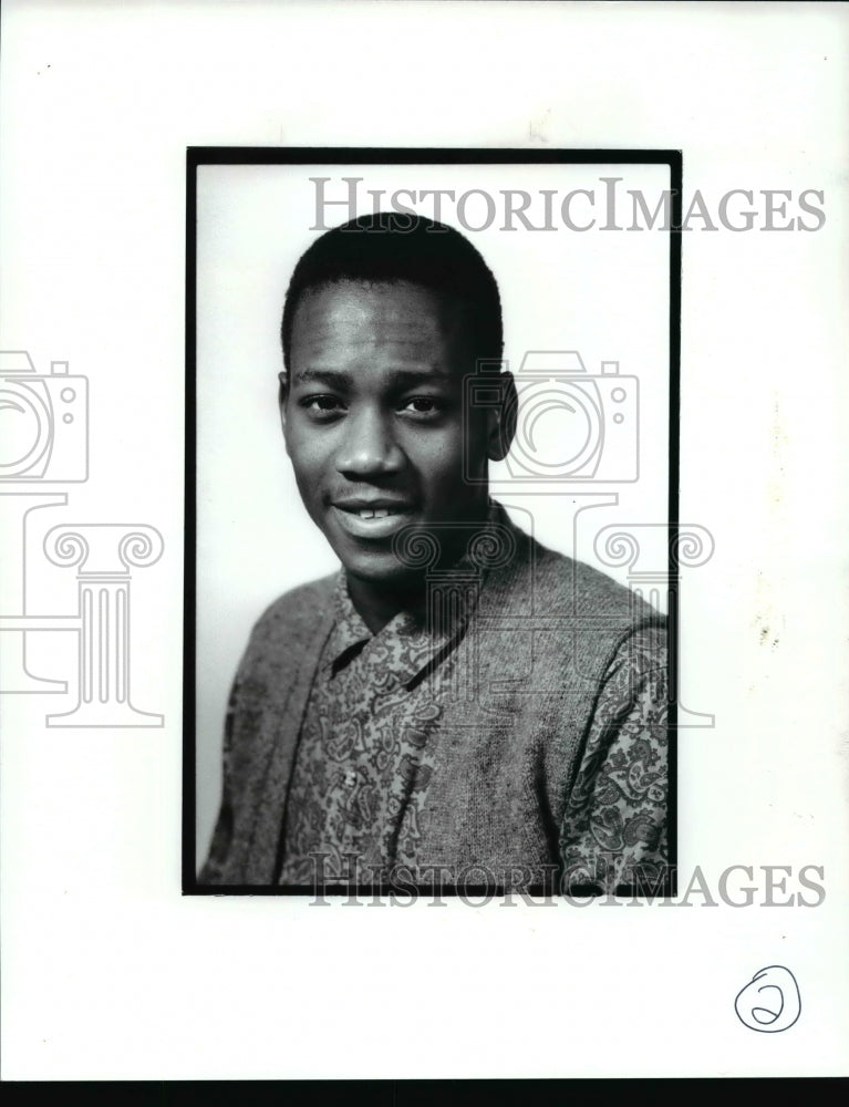 1986 Press Photo Byron Davis, Hawkin School, Swimming - cvb41775 - Historic Images