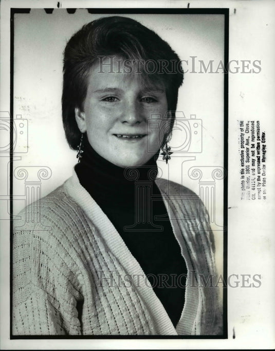 1988 Press Photo Player of the week, Teri Starr, Hawken, Swimming - cvb41902 - Historic Images