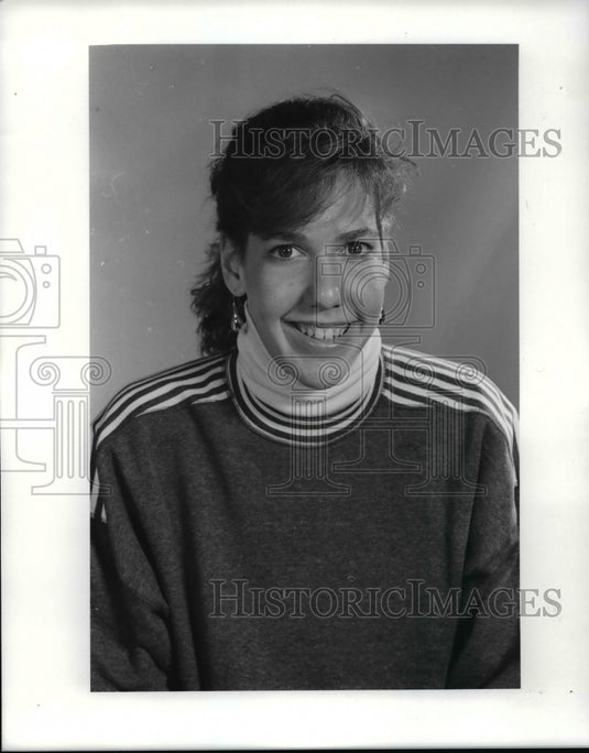 Press Photo Kristie Taylor of Hawken School, Swimmer - cvb41907 - Historic Images