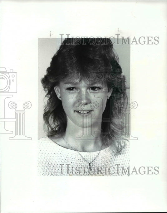 Press Photo Kristi Keplinger of Amherst High track team - cvb42109- Historic Images