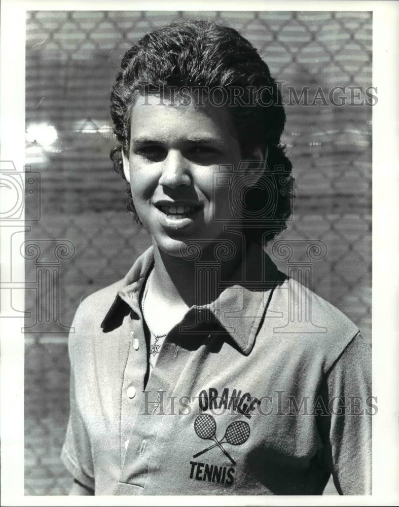 1985 Press Photo Scott Morris Orange High Tennis - cvb42139 - Historic Images