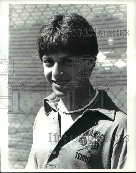 1985 Press Photo Unknown Orange High Tennis - cvb42147 - Historic Images