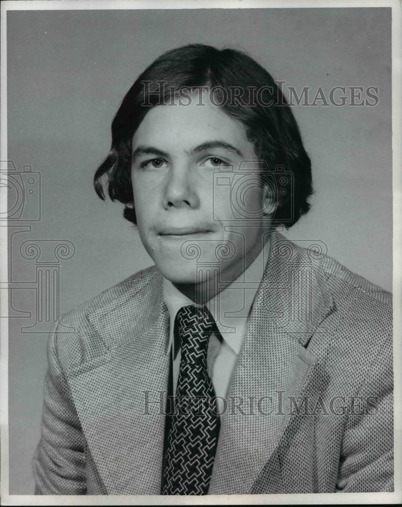 1971 Press Photo Mark Marcelletti Hawkin School Football Dream Team - cvb42156 - Historic Images