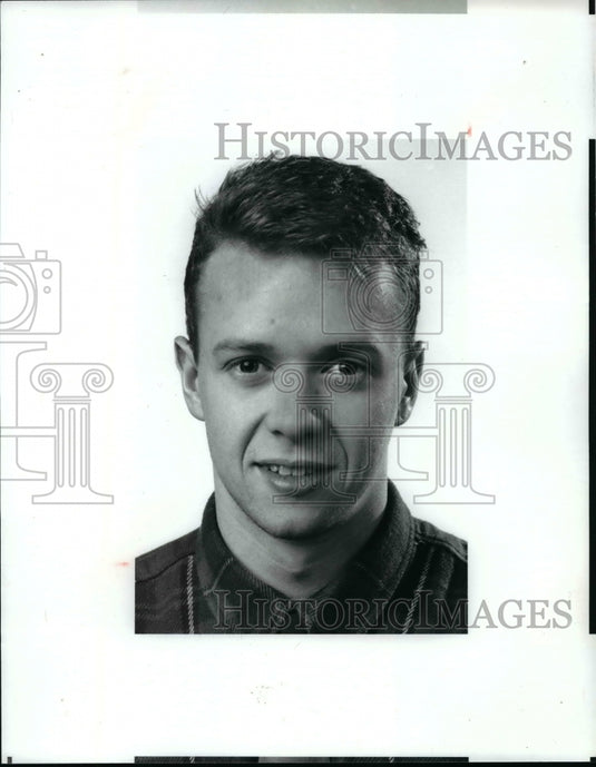 Press Photo Brian Kindl, Swimming for St. Ignatius School - cvb42163 - Historic Images