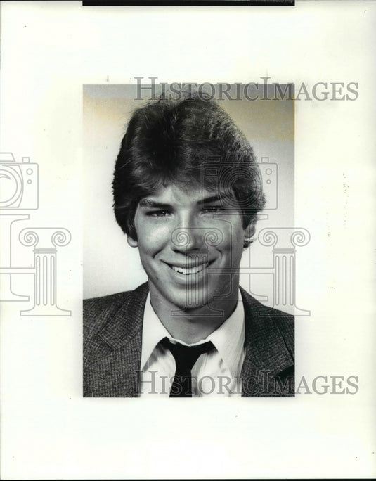 Press Photo Doug Yutzy, Mentor High, player of the week, baseball - cvb42191 - Historic Images