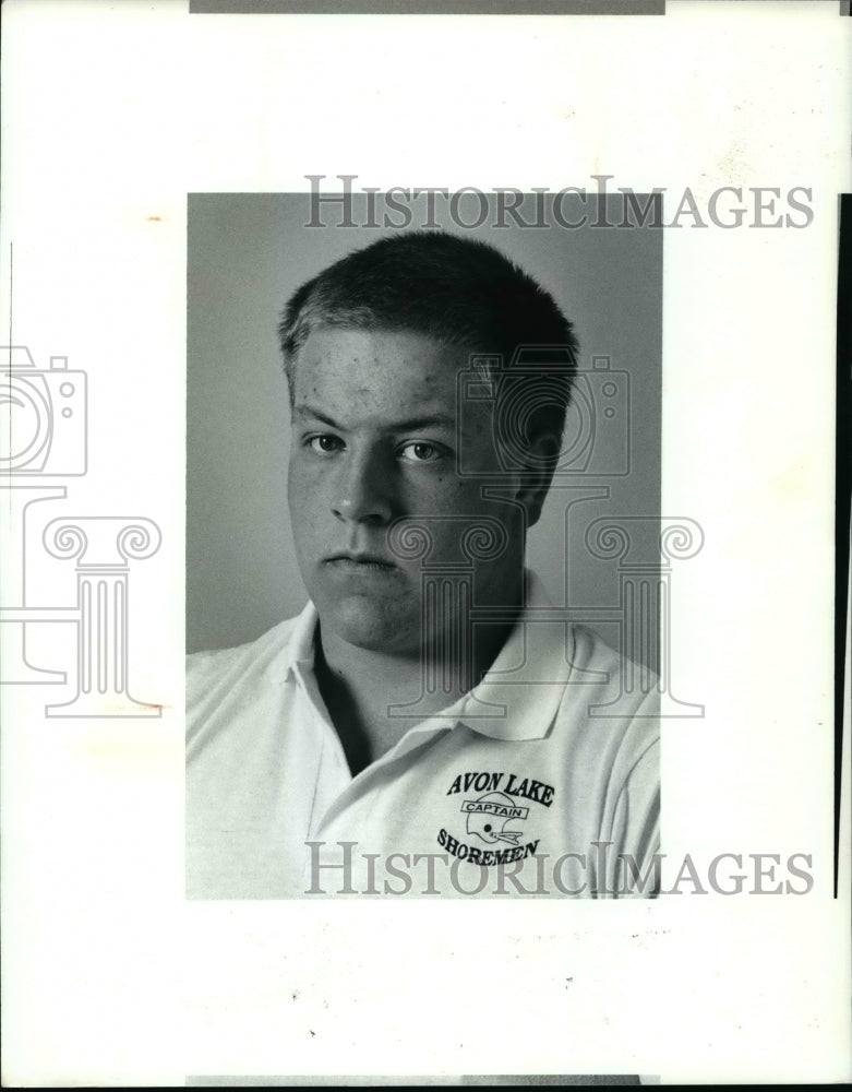1990 Press Photo Jim Toth, Avon Lake football player - cvb42589 - Historic Images