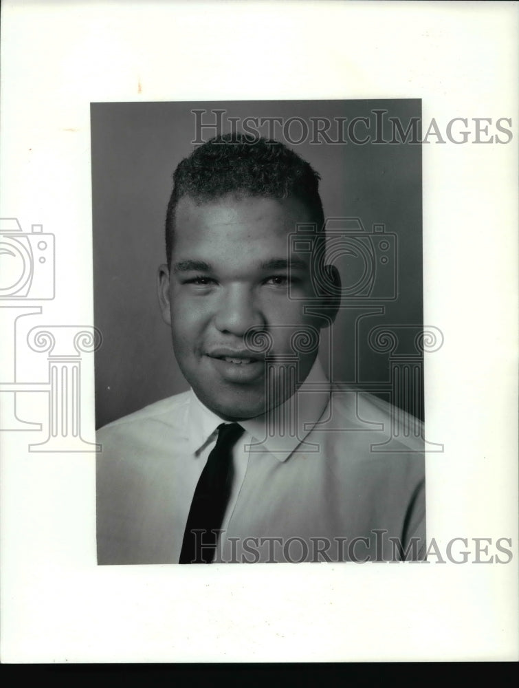 1990 Press Photo Peter Theado-Lorain player of the year - cvb42619 - Historic Images