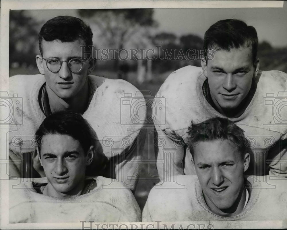 1944 Press PhotoL to R; front, Palmer &amp; Farrar. Rear L to R; Schroeder &amp; Barcley - Historic Images