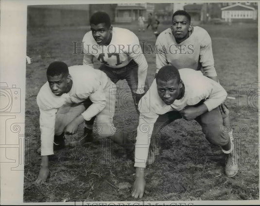 1948 Press Photo James Cary,Levander Payne,Bob Walker,Met Stewart at Central'48 - Historic Images