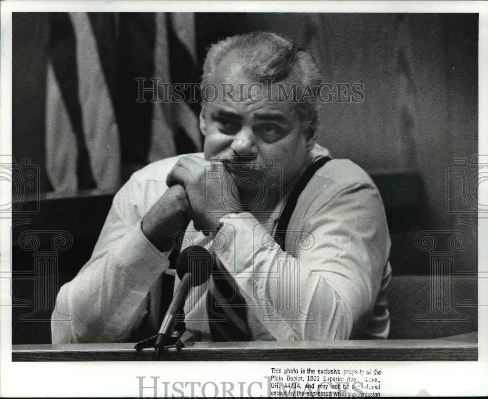 1988 Press Photo Arthur Peckner on trial - cvb42985 - Historic Images