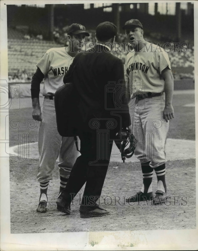 Press Photo Washington Baseball game - cvb43075 - Historic Images