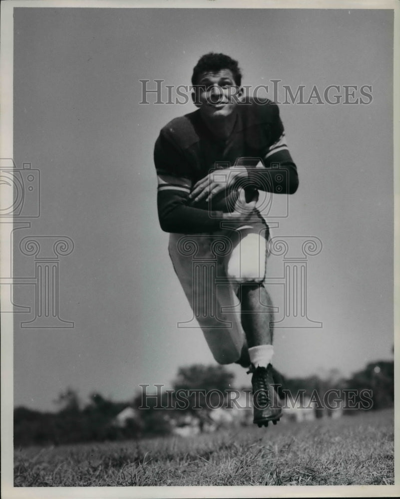 1953 Press Photo Leo DiValentino Guard, John Carrol, Football - cvb43110 - Historic Images