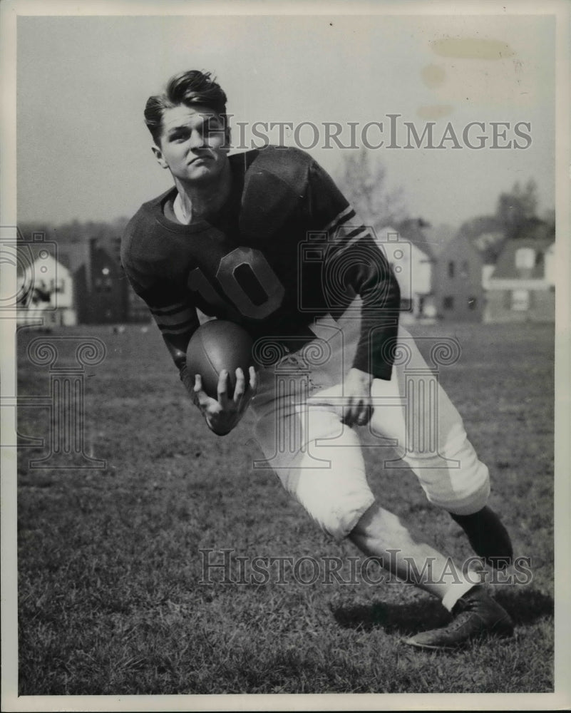 1948 Press Photo Jim Eisenmann, Fullback, 5&#39;8, 165lbs. Sophomore - cvb43115- Historic Images