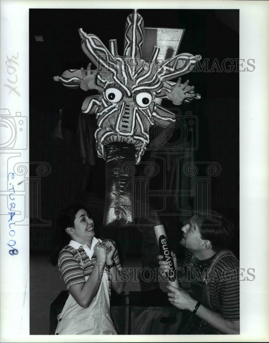1995 Press Photo Michael Kaprielian and Karen Ogle - cvb43146 - Historic Images