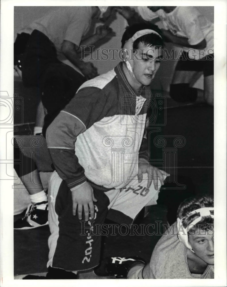 1991 Press Photo North Royalton wrestler-Iannaggi - cvb43188 - Historic Images