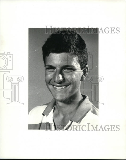 Press Photo Dave Tonidandell, Lakewood High Tennis - cvb43341 - Historic Images