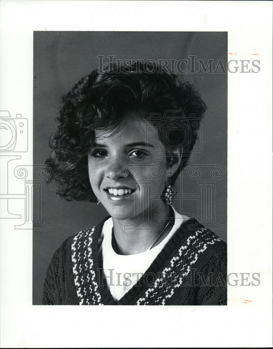 1990 Press Photo Naomi Sandor, Hawken Tennis - cvb43345 - Historic Images