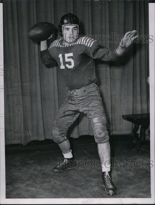 1946 Press Photo Tom Philips, Captain & Quarterback Berea High - cvb43376 - Historic Images