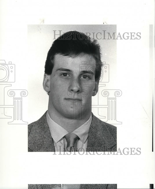 1986 Press Photo PD Players of week, Rob Griffiths Nordonia Wrestling - Historic Images