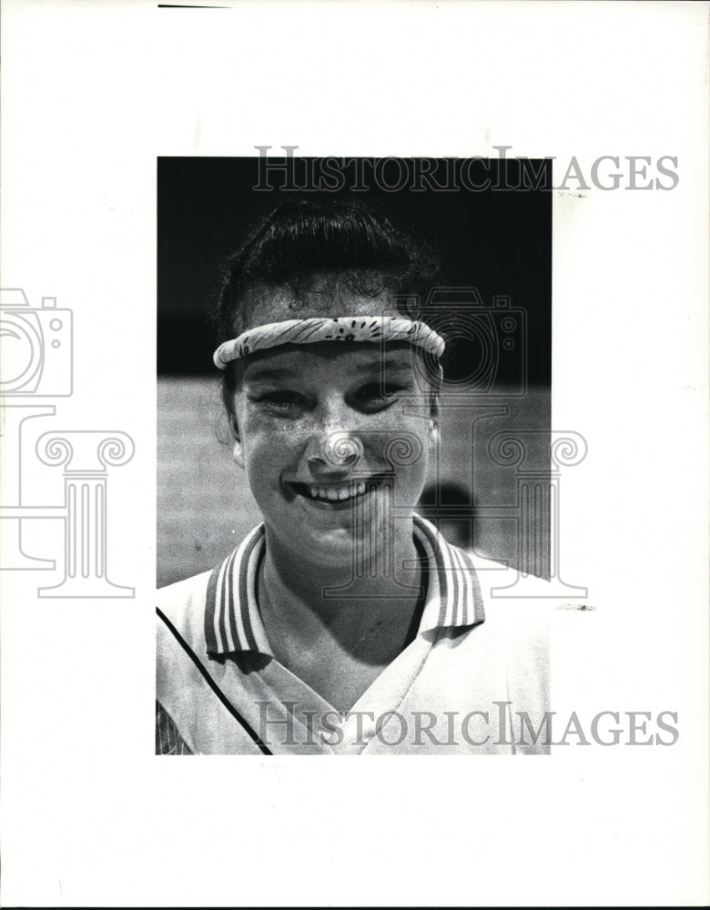 1989 Press Photo Carey Burvis-North Olmsted volleyball - cvb43428 - Historic Images