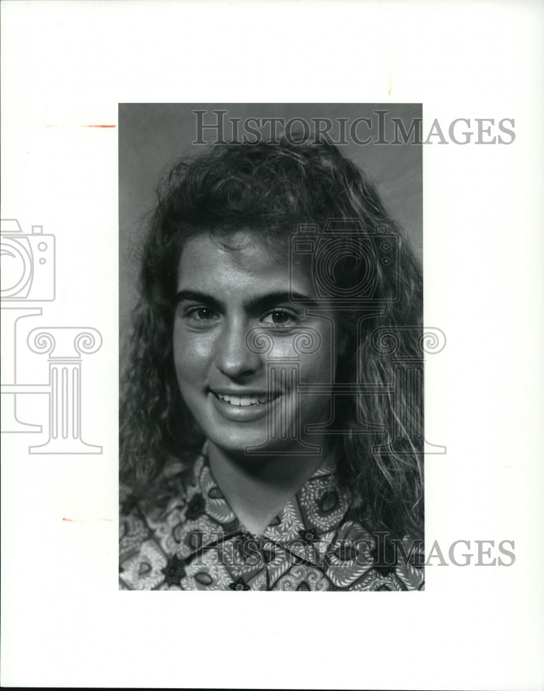 1990 Press Photo Lisa Sucheski-Hudson tennis doubles player - cvb43484 - Historic Images