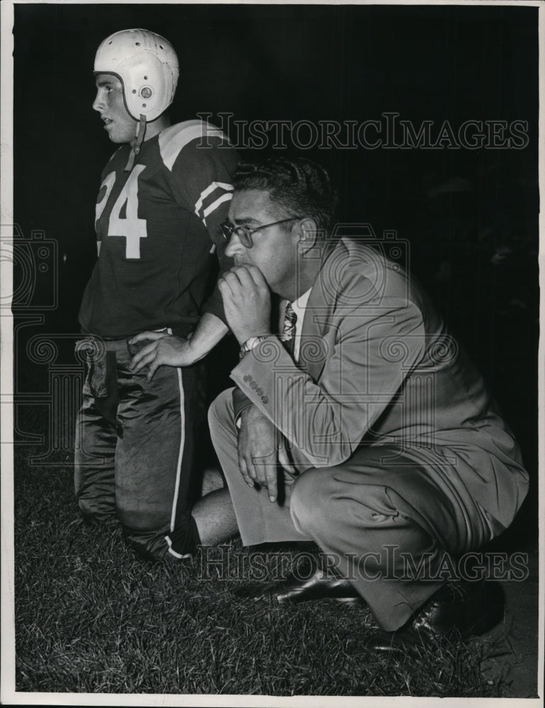 1948 Press Photo Shaw High Coach Ralph Patton and Bill Kell - cvb43614 - Historic Images