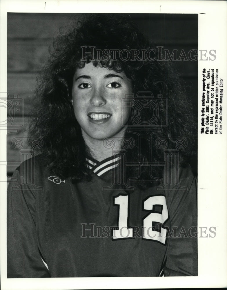 1988 Press Photo Fairview High champion volleyball team member-Beth Schmidt - Historic Images