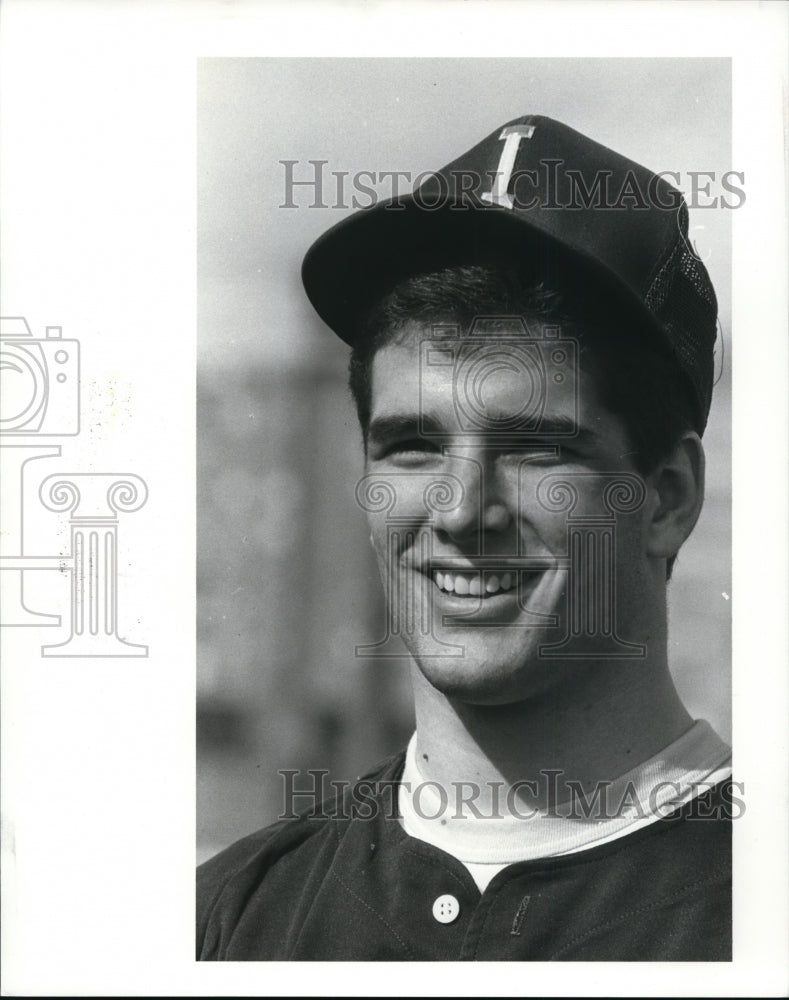 1989 Press Photo Mike Buddie (St. Ignatius Senior Pitcher) - cvb43679- Historic Images
