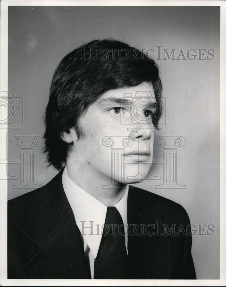 1977 Press Photo Kevin Volbert-Brookside High basketball player - cvb43740 - Historic Images