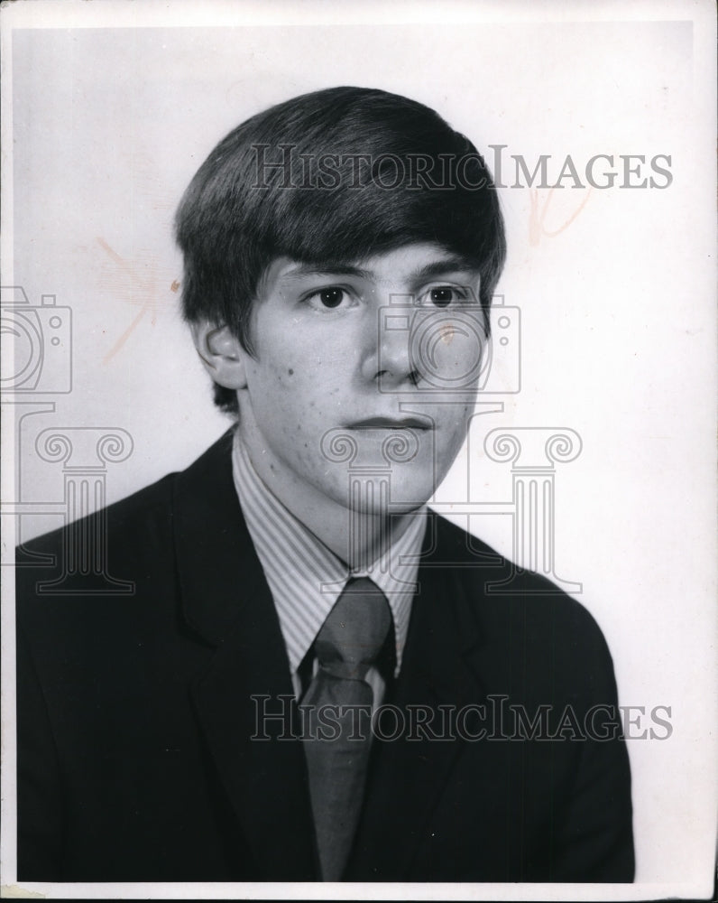 1971 Press Photo Warren Hollis-Chagrin Basketball player - cvb43780 - Historic Images