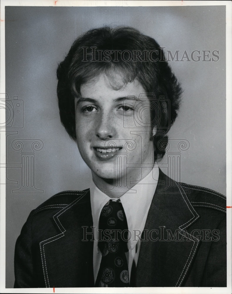 1977 Press Photo Tim Eyssen-Brunswick High basketball center - cvb43794 - Historic Images