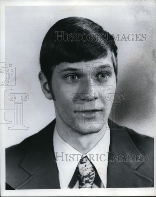 1973 Press Photo Dave Grendel of Independence High basketball Dream Team - Historic Images