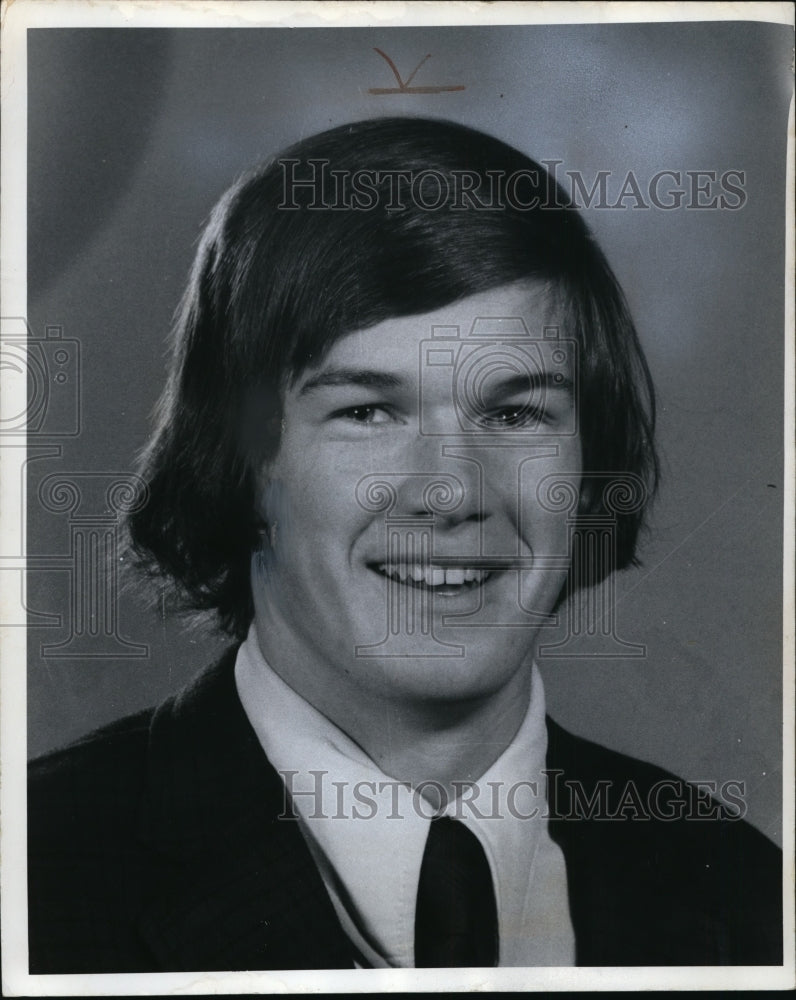 1976 Press Photo Jim Skerl-St. Ignatius High basketball player - cvb44026 - Historic Images