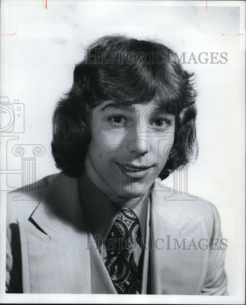 1976 Press Photo Mike Poluka, Lincoln West&#39;s 6-1, 170 pound senior forward-Historic Images