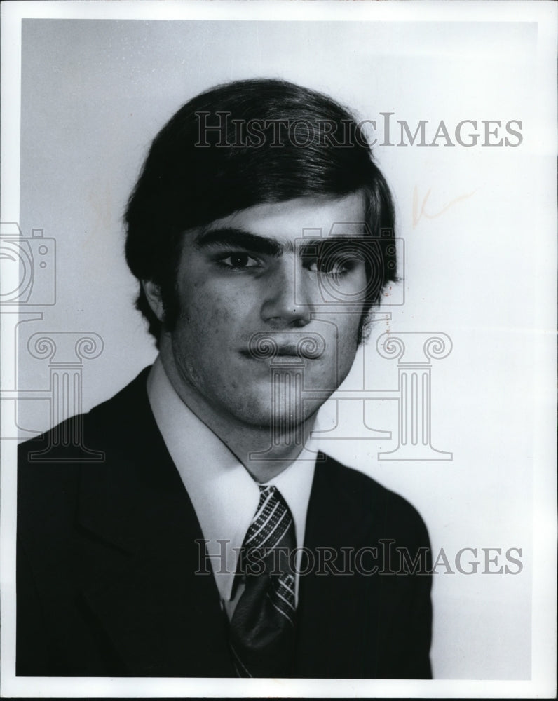 1975 Press Photo Jim Laughlin-Brush High basketball player - cvb44135 - Historic Images