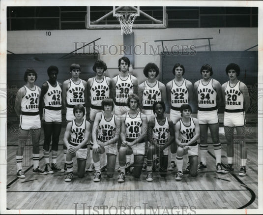 1975 Canton Lincoln Lions Basketball Team-Historic Images