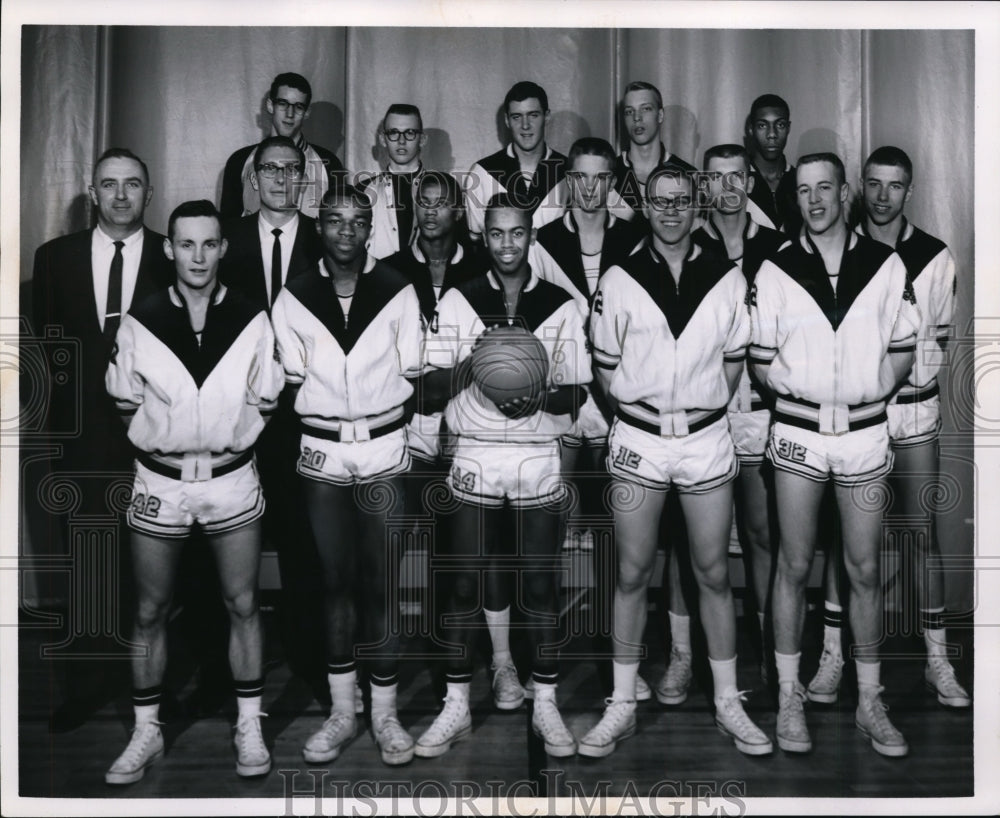 1962 Bernie Conley, head coach for Akron Buchtel Griffin basketball.-Historic Images