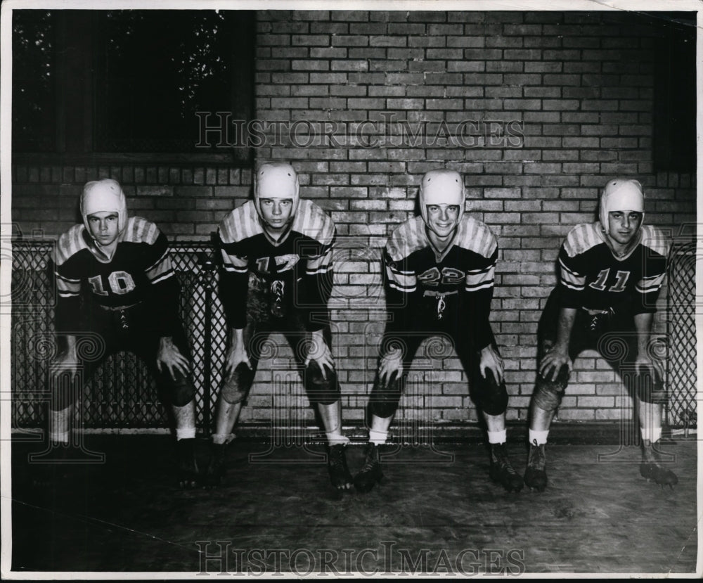 1945 Press Photo: Cleveland High School Football - cvb44322 - Historic Images