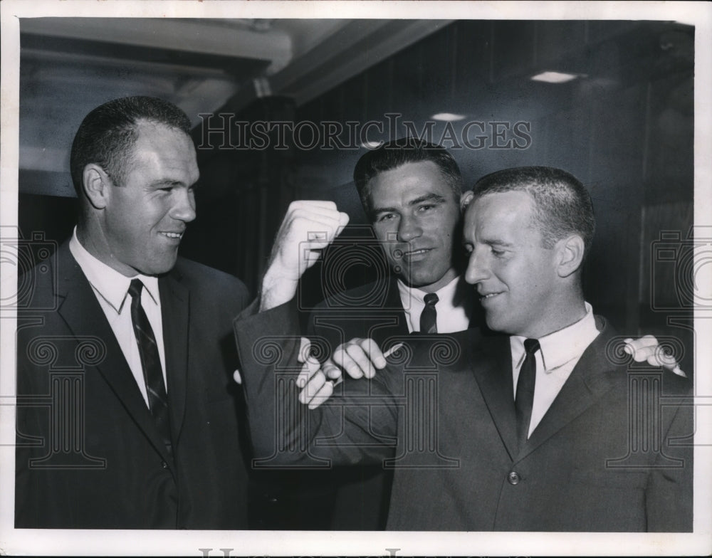 1962 Cleveland Browns football players-Ninowski, Clarke and Brewer-Historic Images