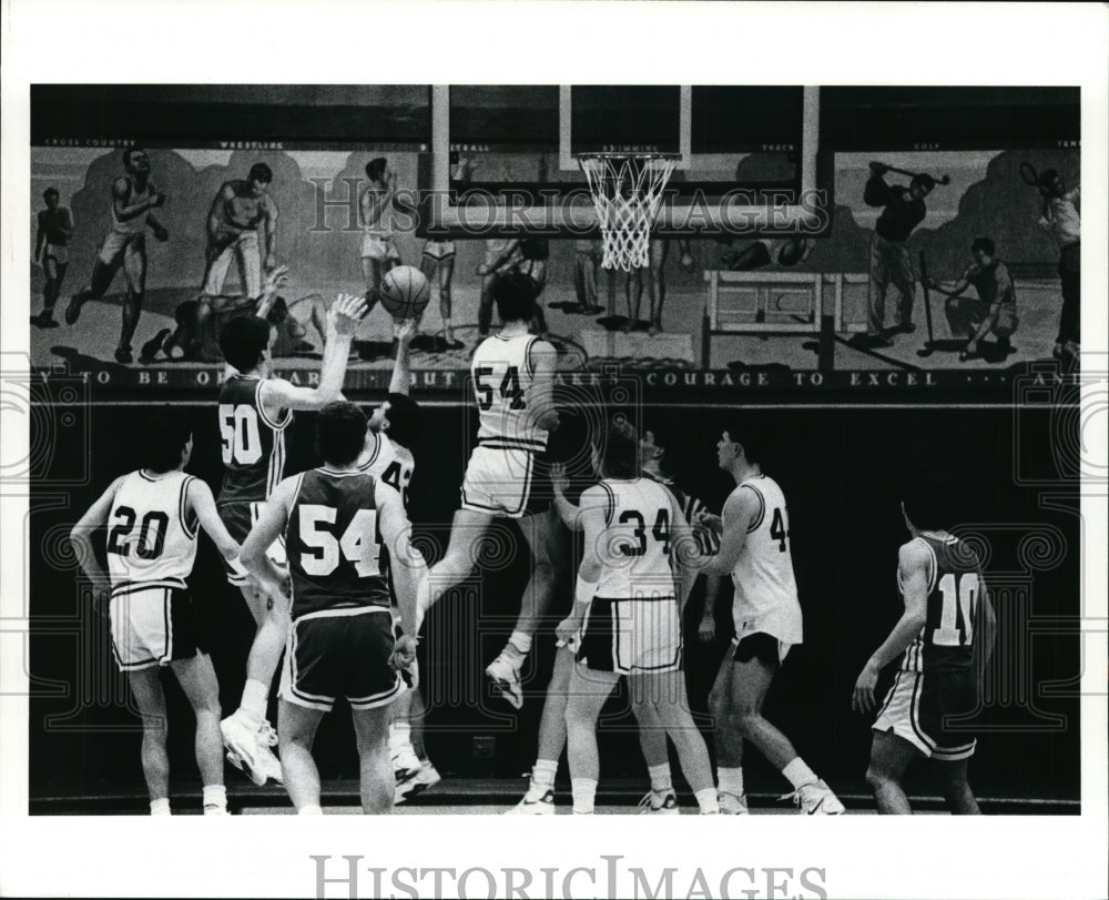 1991 Press Photo Avon Lake vs. Brecksville Basketball - cvb44480 - Historic Images