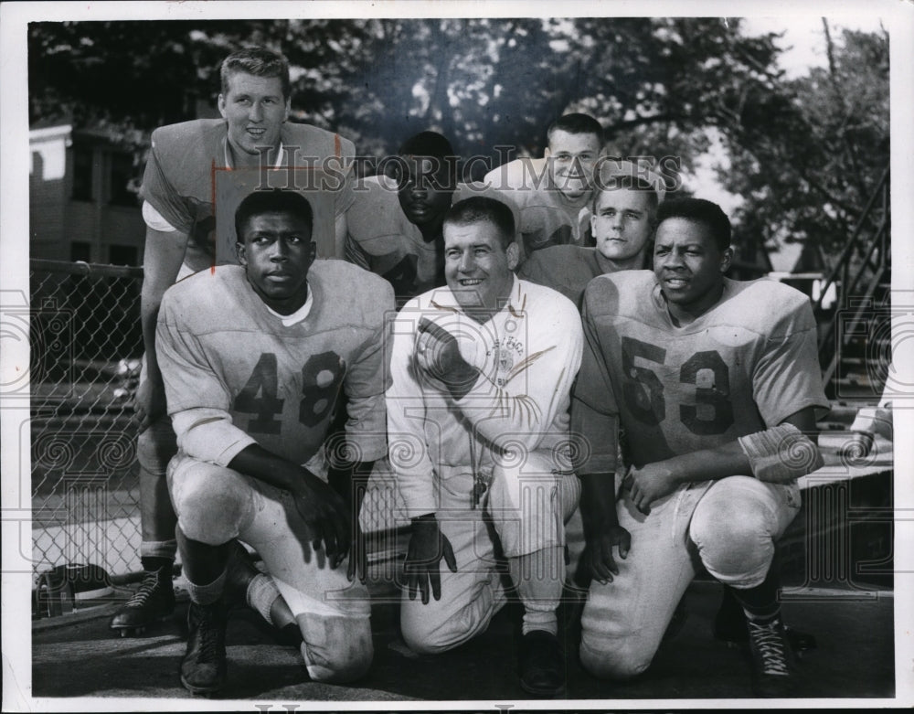 1959 East High Blue Bomber players - Historic Images