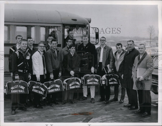 1965 Valley Forge High Basketball 1964-65-Historic Images