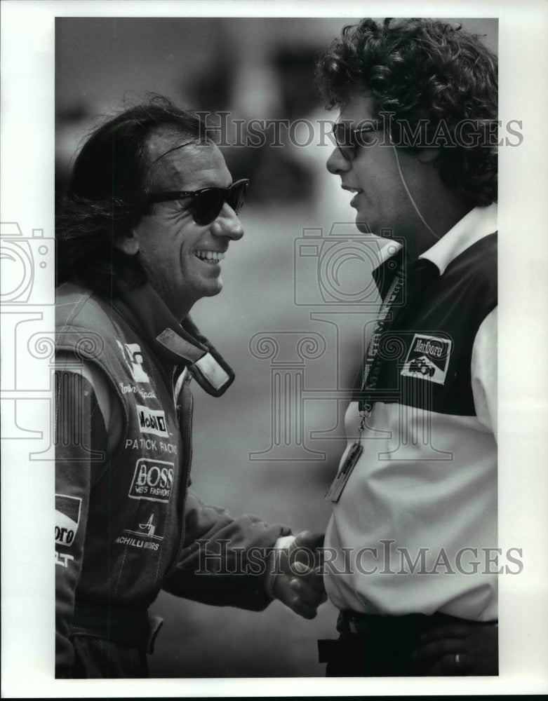 1989 Press Photo Emerson Fitipaldi-car racer - cvb44707 - Historic Images
