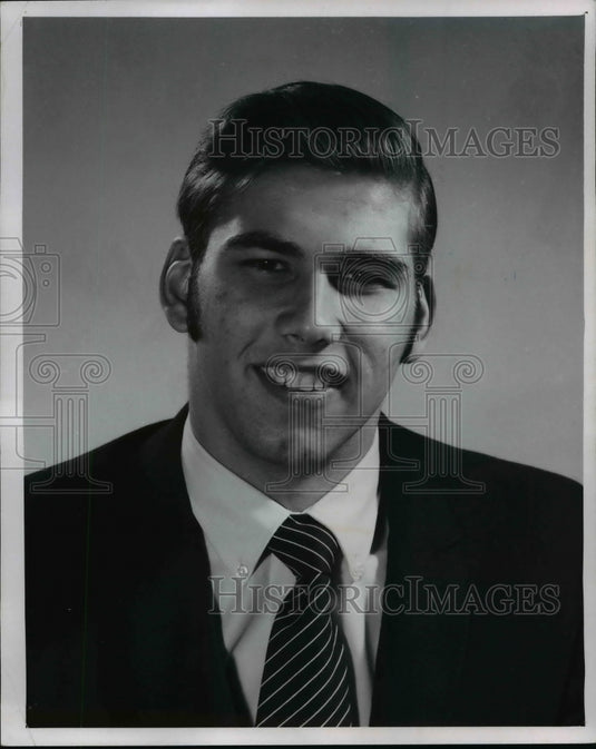 1970 Press Photo Chuck Novak Padua Baskets - cvb44866 - Historic Images