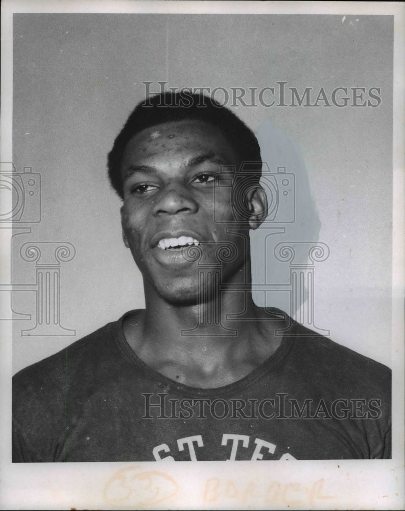 1970 James Abrahams with East Tech basketball in Ohio.-Historic Images